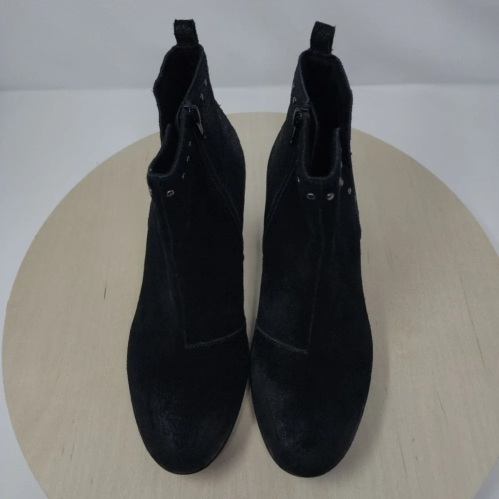 Josef Seibel Ankle Boots‎ Womens EU 41 US 10 Romika Daisy Black Suede Studded 2